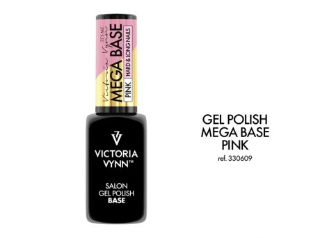 Gel Polish Mega Base Pink (Rubber Base) 8 ml